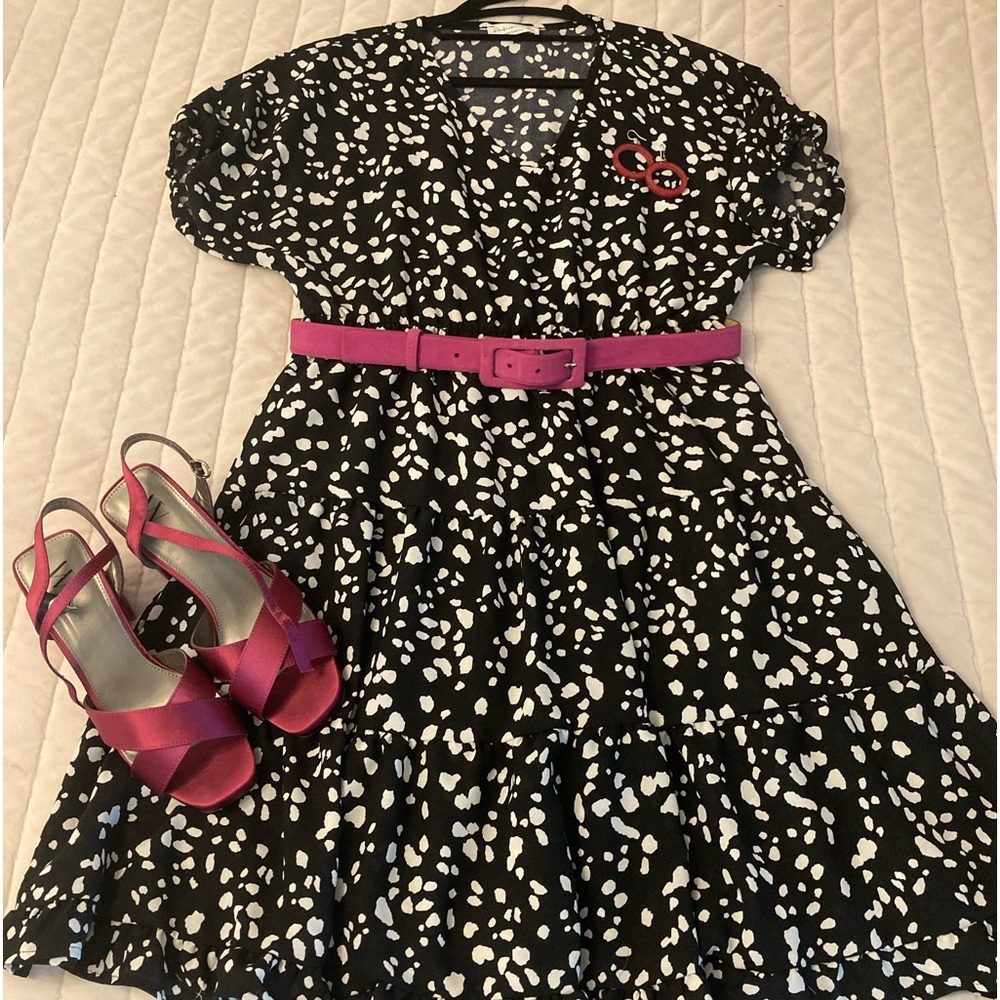 NWOT Dress by Perfect Peach Romantic Pretty Fairy Flirty Flare Flattering Sz M